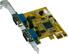EXSYS EX-44042, 2 x seriell, PCI Express WHQL sertifisert