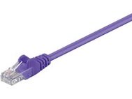 MICROCONNECT UTP CAT5E 0.5M Purple PVC