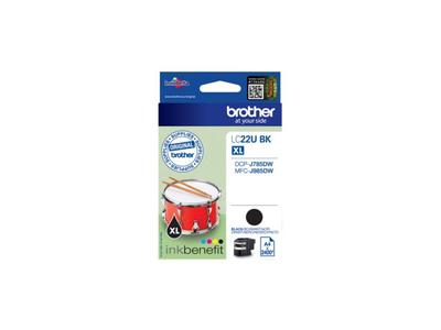 BROTHER Ink LC-22UBK Black (LC-22UBK)