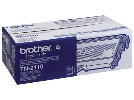 Brother TN-2110 - Svart - original - tonerpatron - for Brother DCP-7030, 7040, 7045, HL-2140, 2150, 2170, MFC-7320, 7440, 7840; Justio DCP-7040 (TN2110)