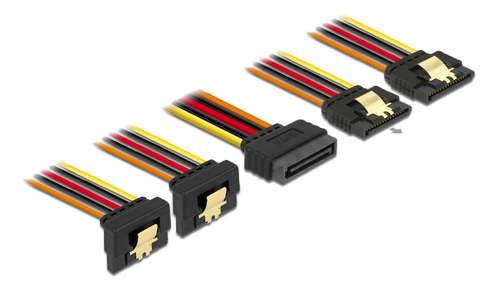 DELOCK Cable SATA 15 pin power plug with latching function > SATA 15 30cm (60151)