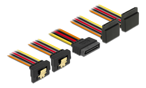 DELOCK Cable SATA 15 pin power plug with latching function > SATA 15 30cm (60154)