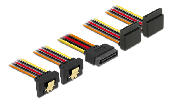 DELOCK Cable SATA 15 pin power plug with latching function > SATA 15 50cm (60155)