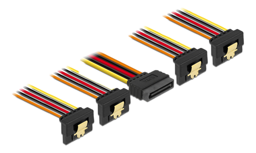 DELOCK Cable SATA 15 pin power plug with latching function > SATA 15 15cm (60166)