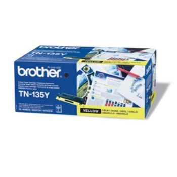 BROTHER TN135Y - Yellow - original - toner cartridge - for Brother DCP-9040, 9042, 9045, HL-4040, 4050, 4070, MFC-9420, 9440, 9450, 9840 (TN135Y)