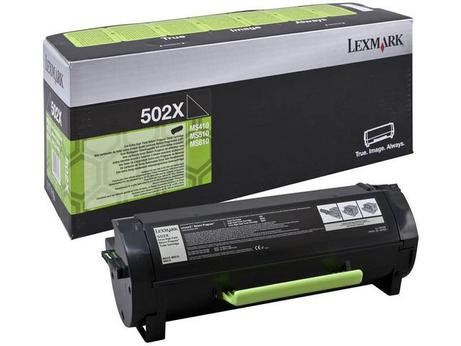 LEXMARK 502 - svart - original - tonerpatron - LCCP, LRP (50F2000)