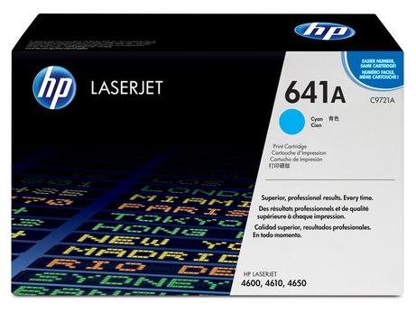 HP 641A - cyan - original - LaserJet - tonerpatron (C9721A) (C9721A)