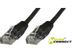MICROCONNECT UTP CAT5E 0.3M BLACK PVC MICRO