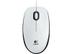 LOGITECH Corded Mouse M100 White For Desktops
