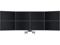 SMS Multi Control 2xQuad Clamp | VESA 75x75-100x100 | Max 10kg | Desk clamp | White (MM051005-P0 $DEL)