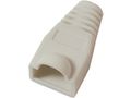 MICROCONNECT Boots RJ45 White 25pack