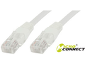MICROCONNECT U/UTP CAT6 0.25M White PVC BULK