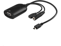 MICROCONNECT MHL Adapter- micro USB, VGA (USBABMICROVGA)