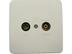 MAXIMUM Wall outlet TV/Radio finish.