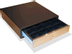 INTERNATIONAL CASH DRAWER 3S-423-B, 8/4, Black, STAR