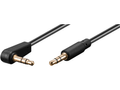 MICROCONNECT 3.5mm jack Cable 1.5m M-M 90ø