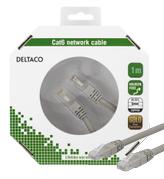 DELTACO Cable network Cat6 1m gray