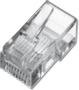 DIGITUS Modular Plug, for Flat Cable, 8P8C unshielded, ASS 0512 CO