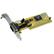 EXSYS EX-41251, 1 x seriell, lav profil 32-bit P&P, DB9M plugg, 16C550 PCI