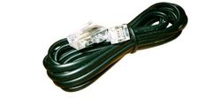 DELTACO Telephone cable - 1 m - black