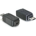 DELTACO USB adapter, Micro-B male - Mini 5pin female (USB-424)