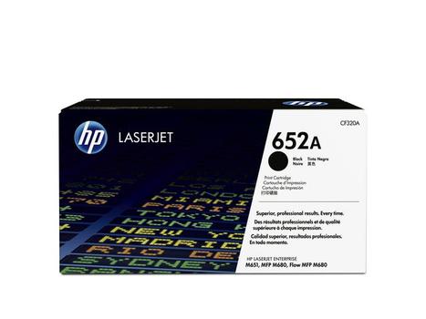 HP Original HP 652A LaserJet-tonerpatron,  sort (CF320A)