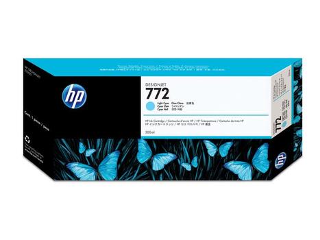 HP 772 original ink cartridge light cyan standard capacity 300ml 1-pack (CN632A)