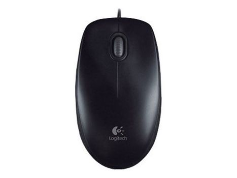 LOGITECH h B100 Optical USB Mouse - Black (910-003357)