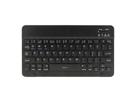 DELTACO Fodral med tangentbord för 10" surfplattor , Bluetooth,  svart (TB-138)