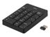 DELTACO trådlost numeriskt tastatur, USB, 10m rækkevidde,  sort