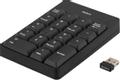 DELTACO trådlöst numeriskt tangentbord, USB, 10m räckvidd, svart