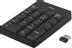 DELTACO trådlöst numeriskt tangentbord,  USB, 10m räckvidd, svart