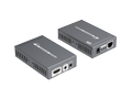 DELTACO HDMI Extender over Ethernet, 70m, PoE, HDBase T, black