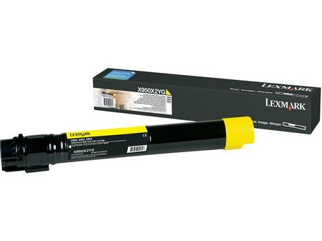 LEXMARK X950 X952 X954 toner cartridge yellow extra high capacity 22.000 pages 1-pack (X950X2YG)