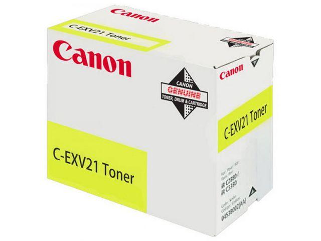 Canon - C-EXV 21 - gul - original - tonerpatron