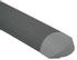 DELTACO Soft Cable Duct Grey