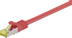 MICROCONNECT S/FTP CAT7 1M Red LSZH