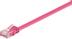 MICROCONNECT U/UTP CAT6 1M Pink Flat
