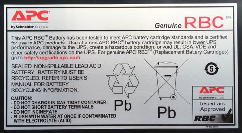 APC Replacement Battery Cartridge #18 (RBC18)