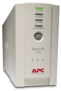 APC Back-UPS CS 500VA Offline USB/ serial,  Data/DSL protection (BK500EI)