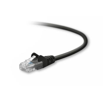 BELKIN CAT 5 PATCH CABLE 1M MOULDED/ SNAGLESS BLACK NS (A3L791B01M-BLKS)