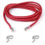 BELKIN CAT 5 e network cable 0,5 m UTP red assembled