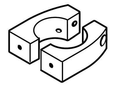 ERGOTRON SPLIT POLE MT BRACKET VESA (60-423-003)