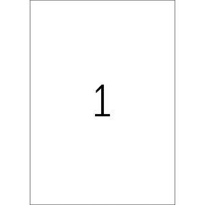 HERMA Label 210x297 fluor yellow Herma (20SH) (5148)