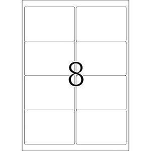 HERMA Etiketten A4 neon-grün 99,1x67,7 mm Papier 160 St. (5147)