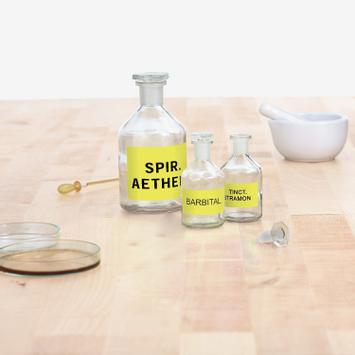 Herma Special - Papir - matt - permanent selv-adhesiv - lysende gult - 60 mm rund 240 etikett(er) (20 ark x 12) fluorescerende etiketter (5152)