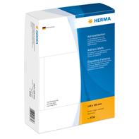 Herma Matt - selv-adhesiv - hvit - 148 x 105 mm 500 etikett(er) (500 ark x 1) adresselapper