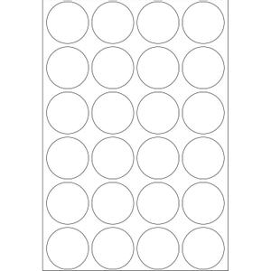 HERMA labels - 768 label(s) - 25 mm round (2260)