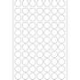 HERMA multi-purpose labels, ø 13 mm, white, (2464) (2230)