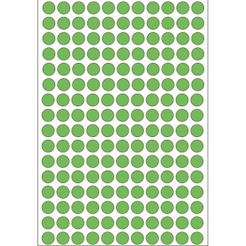 HERMA Manual labels ø 8mm green (2215)